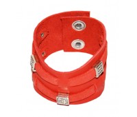 Красный с декором