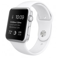 Apple Watch Sport (белые 38 мм)